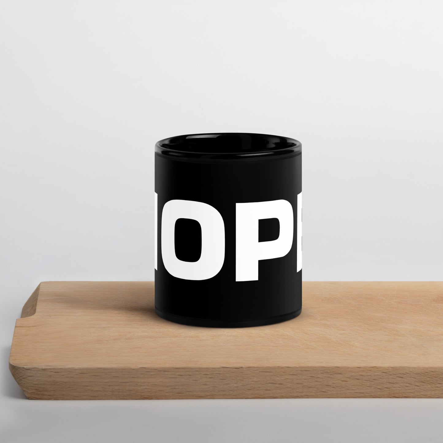 Black Glossy Mug